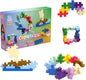 PLUS PLUS Learn to Build Big, Building Toys Set for Toddlers and Preschoolers, Stem Toys for 3+ Year Old, 60 Interlocking Blocks - Colorverse