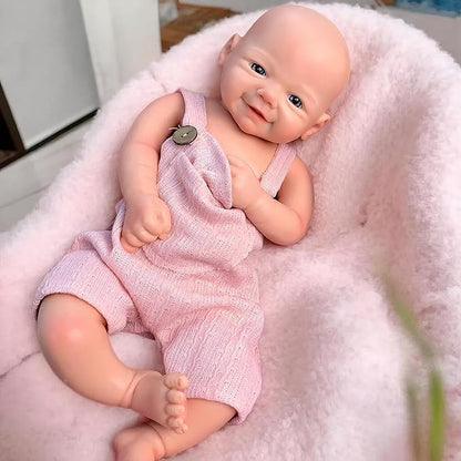 Reborn Baby Dolls Lifelike 18inch Full Silicone Baby Doll Realistic Handmade Silicone Anatomically Correct Girl Dolls
