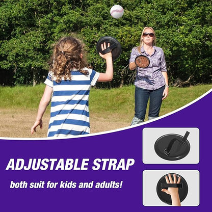 4 in 1 T Ball Sets for Kids 3-5 with Toss and Catch Ball Set, Hanging Tee Stand with Auto Pitching Machine/ 2 Bats, Indoor Outdoor Toys Baseball Gifts for Toddler Boys Girls, Purple