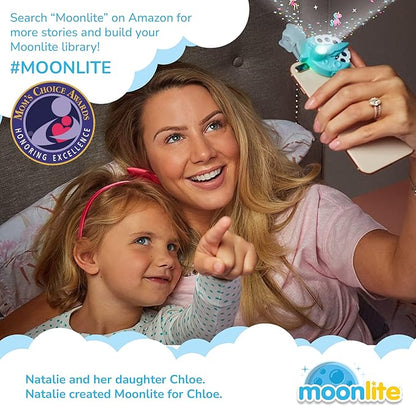 Moonlite Storytime Mini Projector with 4 Mickey Mouse and Friends Stories, A Magical Way to Read Together, Digital Storybooks, Fun Sound Effects, Learning Gifts for Kids Ages 1 and Up