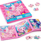 Magnetic Jigsaw Puzzles for Toddlers Kids 3-8 Girls,(3 36-Pieces) Travel Puzzles Toys for Kids Ages 4-6,Take-Along Car Airplane Road Trip Activities Game for 3 4 5 6 7 8 Year Old Birthday Gift,Axolotl