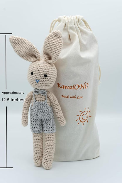 Bunny Family, Bunny Dad Crochet Plushie Doll, Amigurumi Baby/Toddler Doll
