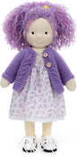 BlissfulPixie Handmade Waldorf Doll - Fruzie 12", Soft Girl Rag With Cute Stuffed Plush, Ideal First for Babies & Toddlers
