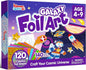 Klever Kits Outer Space Foil Art Kit for Kids - Arts & Crafts Supplies, Mess Free Coloring, Galaxy Foil Foam Stickers, Creative Travel Toys, Birthday Gifts for Boys & Girls Ages 4 and Up