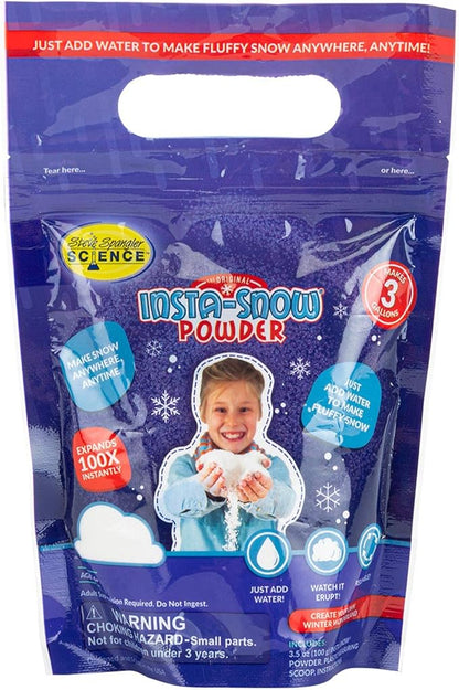 Steve Spangler Science The Original Insta-Snow Powder (makes 3 gallons - 100g)