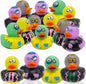 Halloween Zombie Rubber Duck Toy Duckies for Kids, Bath, Birthday Baby Showers Summer Beach and Pool Activity, 2" (50-Pack)