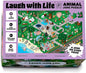 Animal Joke Puzzle – 72pcs Animal-Themed Kids Jigsaw Puzzle for Adults, Festive Extra Large Floor Puzzles for Kids Ages 5+, Fun Adult Puzzles & Toddler Educational Toys (24" x 36")