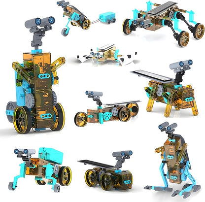 STEM 25-in-1 Education Solar Power STEM Toys for Boys Age 8-12, Science Kits Robots Toys for Ages 8-13, Building Toys Robotics Experiment Set Birthday Gifts for Kids 8 9 10 11 12 13 Years Old