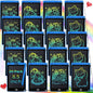 Zhehao 20 Pack LCD Writing Board for Kids, 8.5 Inches Doodle Reusable Screen Drawing Pad Erasable Painting Pads Educational Toy for 3-8 Years(Blue)
