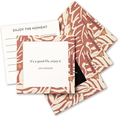 Compendium ThoughtFulls Pop-Open Cards — 4-Pack of Grateful, Live with Intention, Mindfulness, Carpe Diem – 120 Pop-Open Cards, Each with a Different Message Inside