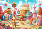 100 Piece Puzzles for Kids Ages 4-8,Kids Puzzles Ages 4-6 6-8 8-10 Dessert Cartoon Puzzle 100 Piece for 4 6 8 Years Old Jigsaw Puzzles for Adults Toddler Children Seniors Toys Puzzle Games Gift