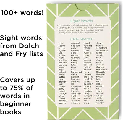 Think Tank Scholar 3rd Grade Sight Words Flash Cards (Third Grade) Pack - 100+ Dolch & Fry (High Freqency) Sight Word - Learn to Read, Site Words Learning for Kids Age 7,8,9 & 10+ Homeschool/Classroom