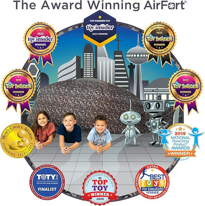 The Original Patented AirFort - Build A Fort in 30 Seconds, Inflatable Fort for Kids, Play Tent for 3-14 Years, A Playhouse Where Imagination Runs Wild, Fan not Included (Digi Camo)