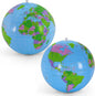 16 Inch Inflatable Globe,Blow up World Globe Beach Ball,Inflatable Earth Beach Ball for Beach Playing or Teaching,Party Bags,Summer Pool Party,PVC Material
