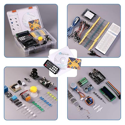 ELEGOO UNO Project Super Starter Kit with Tutorial and UNO R3 Board Compatible with Arduino IDE