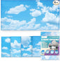 Fluorescent Light Covers for Ceiling Lights - Magnetic Cloud Cover for Fluorescent Or LED Fixture - Must Haves for Teacher Supplies - Classroom, Home, Office Cubicle Decor - Filters Overhead Lighting