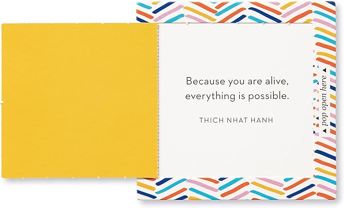 Compendium ThoughtFulls Pop-Open Cards — 4-Pack of You're Awesome, You Matter, Be Strong, Life Is Beautiful — 120 Pop-Open Cards, Each with a Different Message Inside