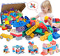 Soft Building Blocks for Toddlers, Large Building Blocks Stacking Blocks for Babies 6 Months and Up Stem Toddler Gifts, Teething Toys, 40 PCS