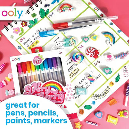 OOLY DIY Cover Large Sketchbook, 8 x 10.5 Inches White Paper Sketchbook Drawing Book for Kids, Artists Drawing Pad for Gel Pens