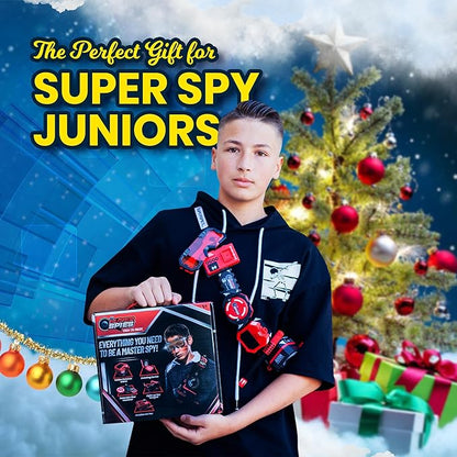 SuperSpies Secret Agent Spymaster Kit - Spy Gear Ninja Toys and Gadgets for Kids 8-12 Detective Kit