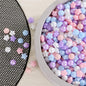 GOGOSO Ball Pit Balls for Toddlers Phthalate-Free BPA-Free Non-Toxic Crush Proof Soft Plastic Play Balls Baby Kids Shape Tent Pool Playhouse Playpen Party Decor, Pink Blue Purple White,50PCS