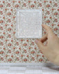 iLAND 1/12 Scale Accessories of Dollhouse Windows, Wooden DIY Dollhouse Building Supplies, Complete Miniature Windows Kit w/Wooden Frame & Grid Pattern PVC Film