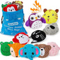 teytoy Sensory Bean Bag for Kids 10 Pack,Texture Sensory Beanbags,Sensory Toys for Autism,Animal Sensory Fine Motor Toys with Storage Bag for Boys and Girls
