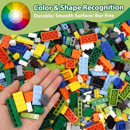 1000PCS Building Bricks, Bulk Classic Building Blocks Set for Boys Compatible with All Major Brands