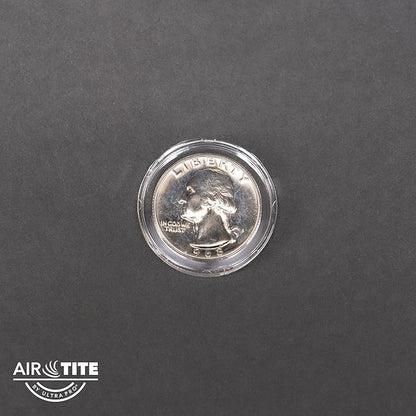 Air-Tite Holder A24 25ct Coin Holder/Coin Capsules - Protect & Display 24mm Collectible Coins, Direct Fit for Quarters, Clear and Durable Protection for Collectible Coins Preserve Your Quarter