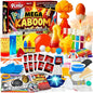 Playz Mega Kaboom! 150+ Explosive Science Experiments Kit for Kids Age 8-12 with 75 App & Video Guided Experiments - Chemistry Set STEM & Educational Toys & Gifts for Boys, Girls, Teenagers & Kids
