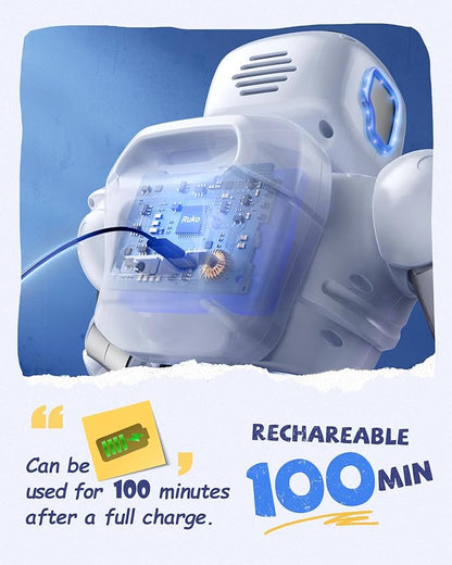 Ruko 1088 Smart Robots for Kids, Large Programmable Interactive RC Robot with Voice Control, APP Control, Present for 4 5 6 7 8 9 Years Old Kids Boys and Girls