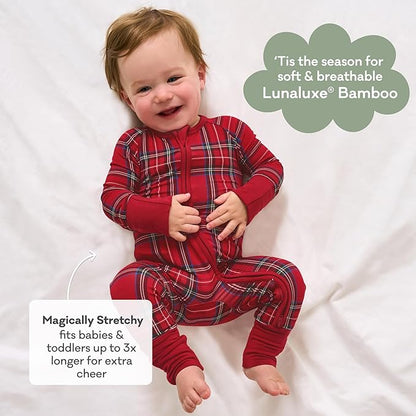 Little Sleepies Pajamas for Baby Boys & Girls, Viscose from Bamboo Baby Pajamas, Preemie & Newborn Sleepers, 2-Way Zipper PJs