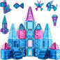 Magnetic Tiles 3D Diamond 102pcs Set | STEM Building Blocks for Kids | Montessori-Inspired Educational Toys | Magnet Building Set for Toddler Learning & Creativity | Gifts for Boys & Girls Ages 3+