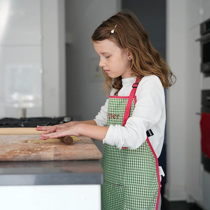 Urban Infant Little Helper Kids Apron - Children's Cooking Art Gardening - Great Gift for Toddler Boys and Girls