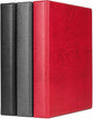 Lighthouse - Coin Album Set with ENCAP 5 Pages for Quadrum Snaplocks, Fits 100 2"x2" Coin Holders - Red