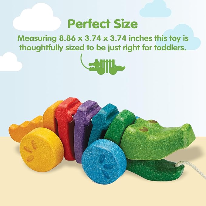 PlanToys® Move & Groove Starter Bundle – Wooden Baby Activity Set | Montessori Push Pull Toy for Infants & Toddlers | Eco-Friendly Crawling, Pushing & Rolling Toys for Motor Skill Development