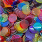 MR CHIPS Plastic Bingo Chips for Games 1000 Count Solid and Transparent Colors Counting 19 Color Choices 3/4 Inch 7/8