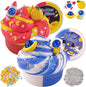 2 Pack Slimes, Galaxy Slime, Cloud Slime kit for Boys Ages 8-12, Toys for Girls and Boys, for Kids Slime Set Party kit Goodie Bag Stuffers, 4 5 6 7 8 9 10 Year Old Girl Boy Birthday Gift Cute Stuff
