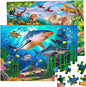 Puzzles for Kids Ages 4-8 – 2 x 60 Pieces Puzzles for Kids Ages 3-5 6-8 – Toy for Learning Ocean & Forest Animals – Educational Toys for Boy and Girl (2 Packs)
