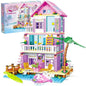 Sezua Building Blocks Seaside Beach Villa - 573 Pieces Lego Compatible Construction Set for Girls and Friends, Age 8-12