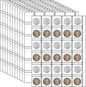 12 Sheets Coin Collection Pages, Pocket Page with 360 Pockets, Coin Binder Inserts Sleeves with Standard 9 Hole for Coin Album. Storage Holder for Currency, Stamp and Other Supplies (30 Pockets)