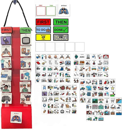 Visual Schedule for Kids – 133 Durable Plastic Picture Cards with Soft Loop Coins | Daily Routine & Chore Reward Chart for Home, School, Autism, ADHD & Special Needs Behavior Support