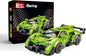 Block Builder Lambo Racing Car Building Block Set (348 Pieces). Racing Car Building Blocks for Kids and Adults