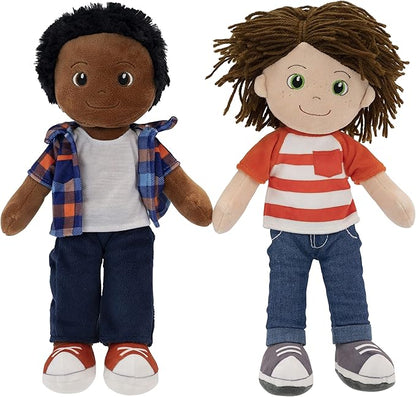 Soft Plush Baby Doll - 18 Inch Rag Dolls for Girls & Boys, Infants & Babies - My First Plush for 1 Year Old - Stuffed Doll - Charlie