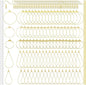 Pndeyo 700pcs Hypoallergenic Hoop Earrings Making Kit, Mix Size Earring Beading Hooks for Women, Spring Earring Wire Hooks Pads Accessories for DIY Jewelry Making- Gold