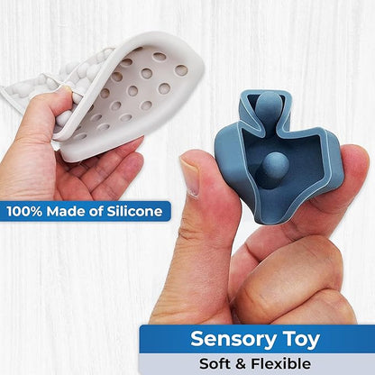 Jispring [100% Soft Silicone] Dementia Activities for Seniors, Tetris Puzzles with 20 Templates, Tile Matching Alzheimers Products for Elderly, Cognitive Memory Games for Adults, Anxiety Relief Gift