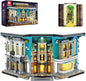 Reobrix Book Nook Building with Light, Streetscape BookNook Building Kit 66032 for Bookshelf&Home Decor, 2899 PCS Bookend Model Toy, Gift for Kids Adults Boys Girls Age 14+