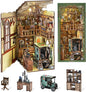 Book Nook Kit, DIY Scene Miniature House Kit Tiny House Mini Booknook Craft Bookshelf Decor, 3D Puzzles for Adults, Gifts for Book Lovers (The Radium Lady)