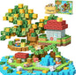 Magnetic Blocks, Forest Animals Magnet World Set, Magnetic Building Cubes for Boys Girls Age 4-8, 5-7, 8-12, STEM Montessori Sensory Toys for 3+ Toddlers, Travel Outdoor Toy Gifts for Kids