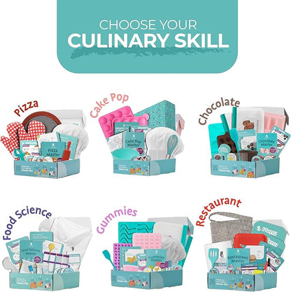Tovla Jr. Real Chocolate Making Kit for Kids | Learn to Cook with Real Tools | Educational STEM Gift Set Ages 4+ | DIY Chocolate Activity with Visual Recipes for Boys & Girls